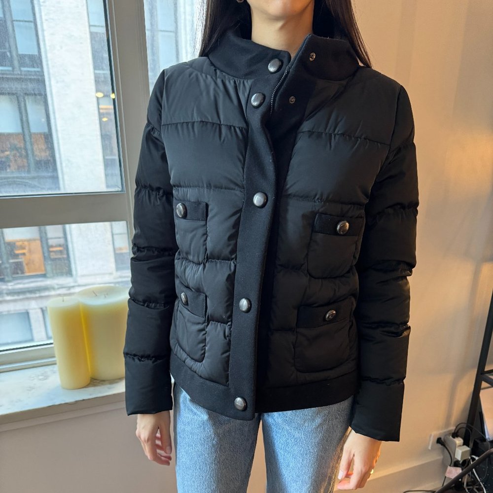 Moncler Quilted Black Jacket